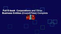 Full E-book  Corporations and Other Business Entities (CrunchTime) Complete