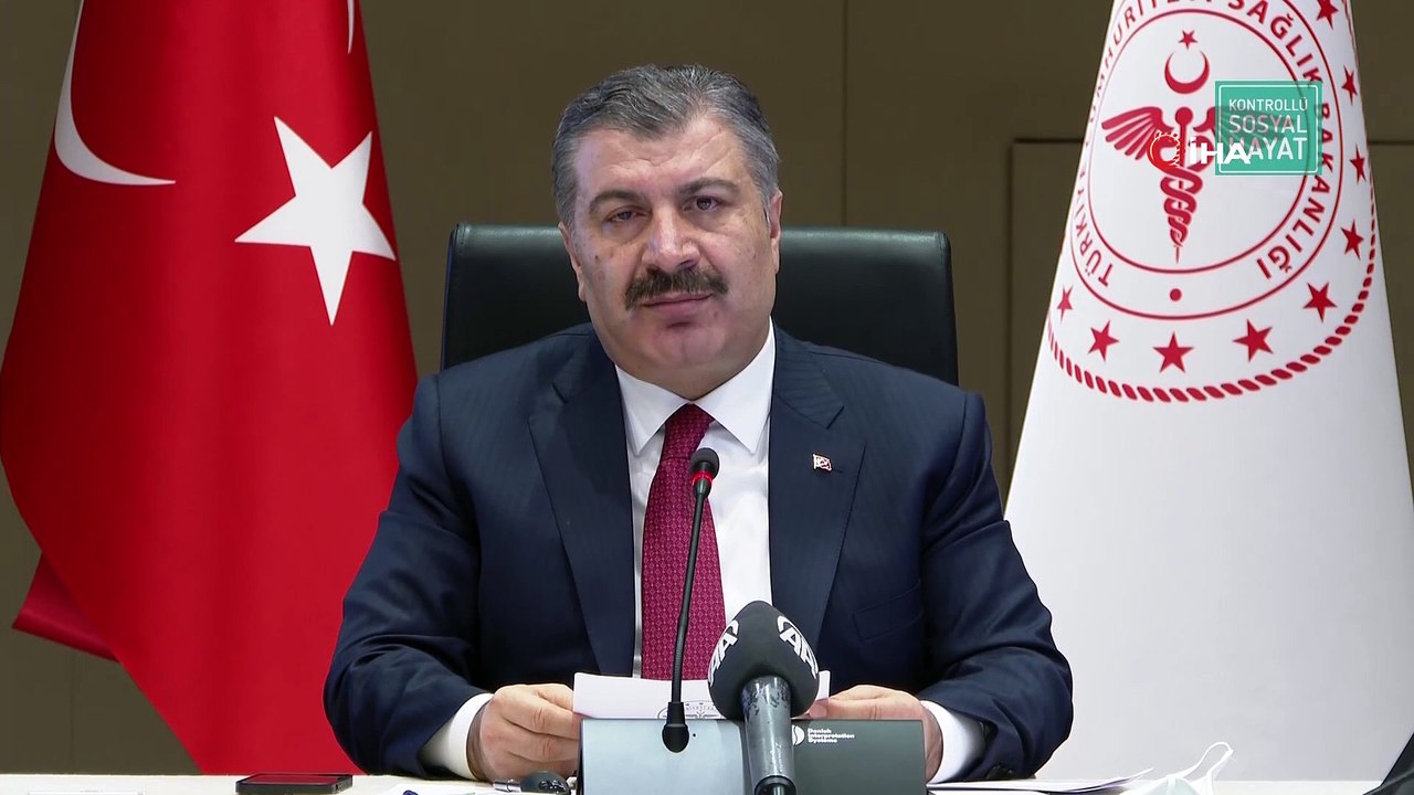 Bakan Koca: 'Ülkemiz yaklaşık 15 milyon doz aşıyı getirdi. Yaklaşık 100 milyon doz için anlaşmalarını yaptı.'