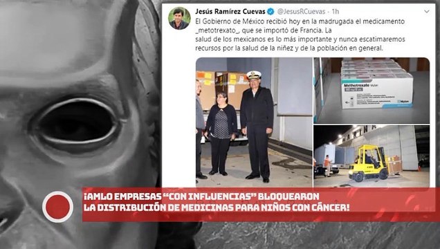 AMLO: ¡Empresas “con influencias” bloquearon la distribución de Medicinas para niños con cáncer!