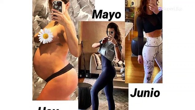 En pantys, Carolina Cruz mostró sus curvas en su avanzado embarazo