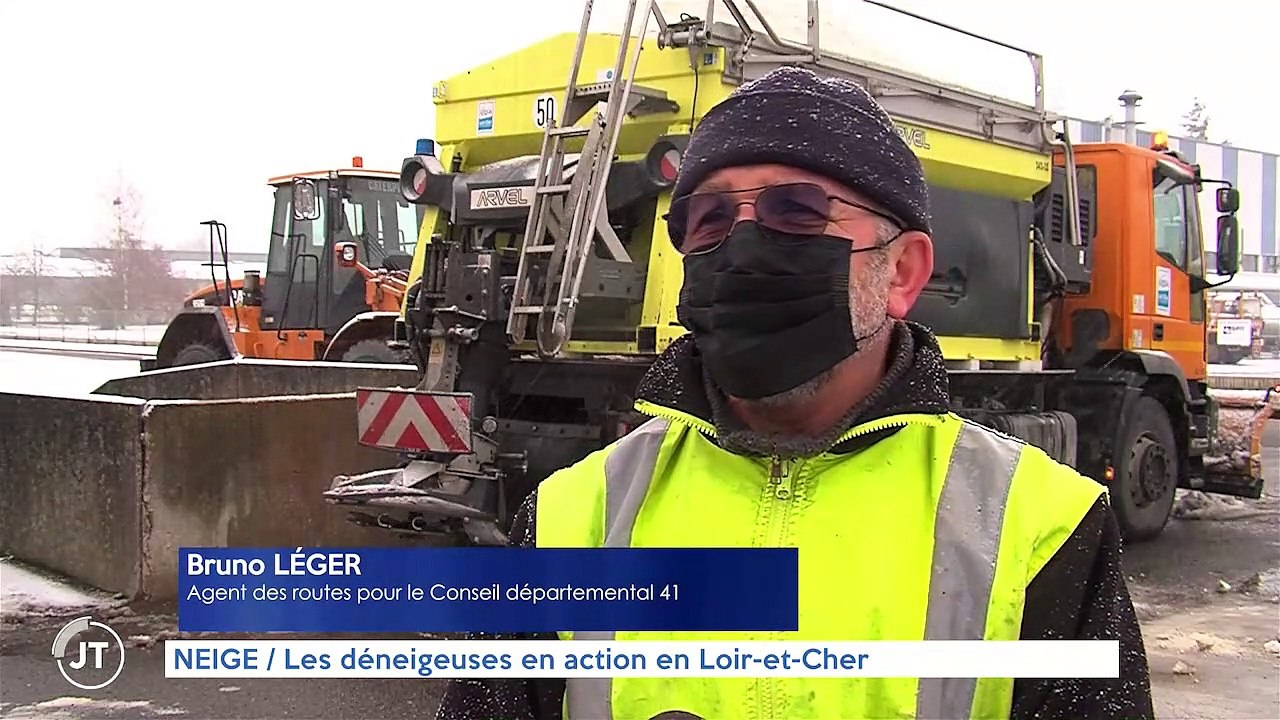 NEIGE / Les déneigeuses en action en Loir-et-Cher