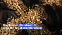 Bulgarians mark beekepers saint day by blessing jars of honey