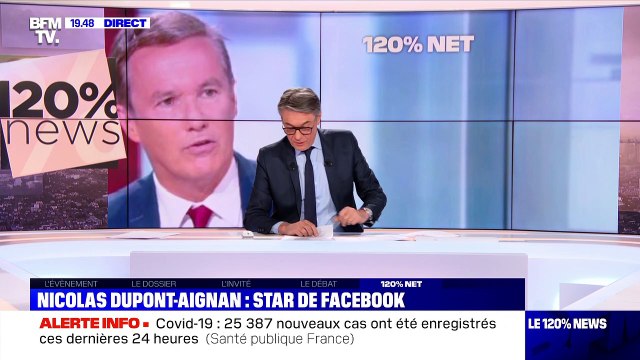 120% Net: Nicolas Dupont-Aignan, star de Facebook - 10/02