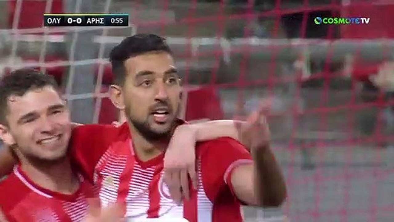 1-0 Το γκολ του Χασάν - Ολυμπιακός 1-0  Άρης 10.02.2021