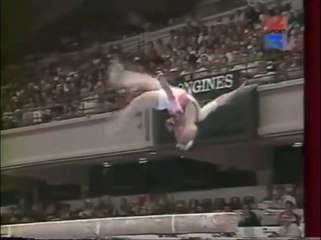 Alexandra Marinescu - BB EF - Puerto Rico 1996 World Gymnastics Championships