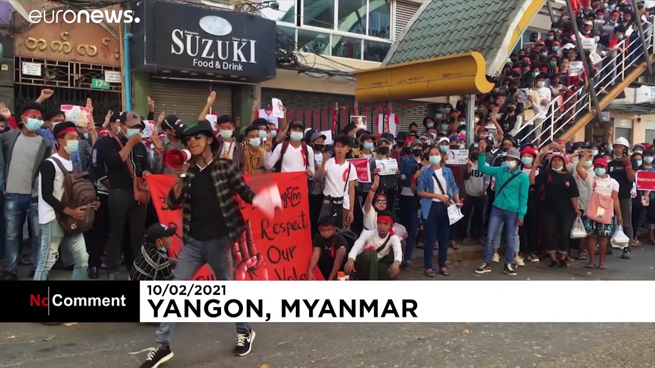 Proteste in Myanmar - USA kündigen Sanktionen gegen Putschisten an