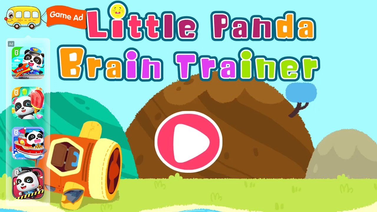 Little Panda Brain Trainer #3 - Educational Game for kids ages 2 to 5