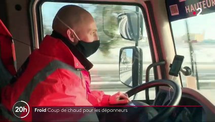 Intempéries : la journée d’un dépanneur breton après les chutes de neige