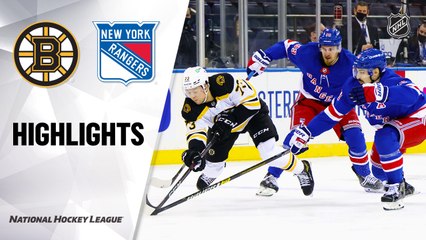 Bruins @ Rangers 2/10/21 | NHL Highlights