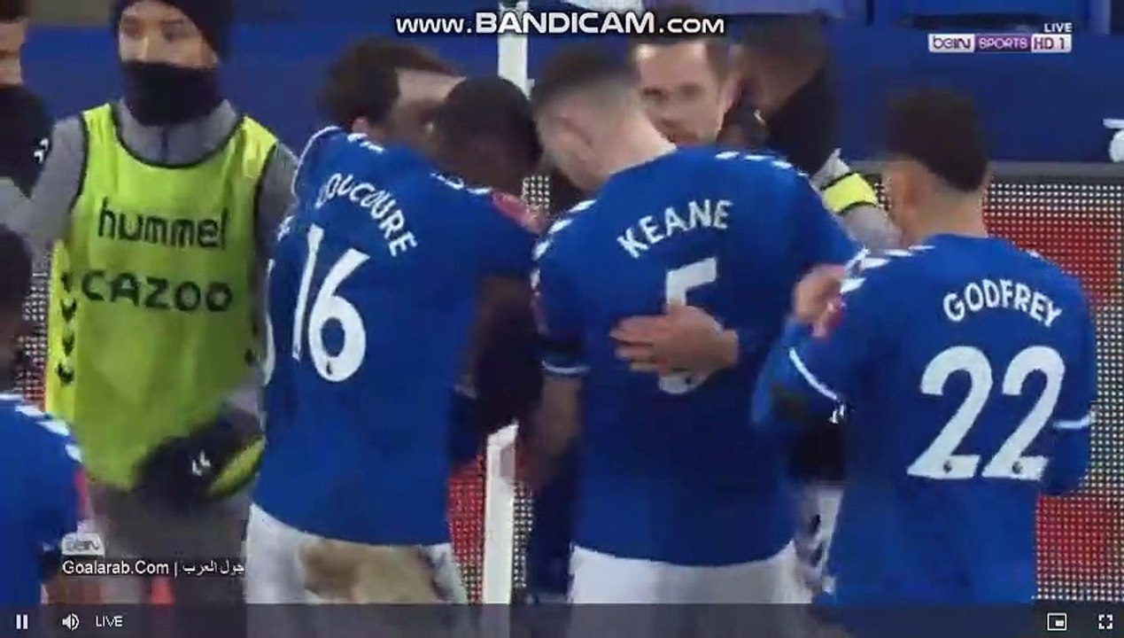 Everton - Tottenham 5-4 GOAL BERNARD 10-02-2021