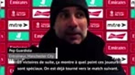FA Cup - Guardiola : "Un jour, notre record sera battu à nouveau"