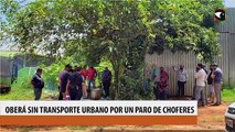 Oberá sin transporte urbano por un paro de choferes