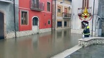 Maltempo in Irpinia, a Celzi di Forino evacuate tre famiglie (10.02.21)