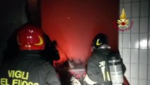 Rimini - Incendio nell'ex Macello pubblico (10.02.21)