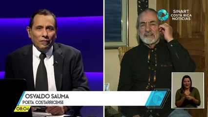 Conversaciones con Ernesto Rivera - Un maestro de generaciones, Osvaldo Sauma, poeta costarricense
