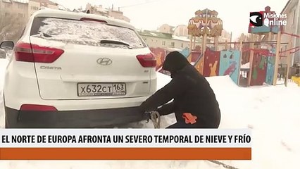 El Norte de Europa afronta un severo temporal de nieve y frío