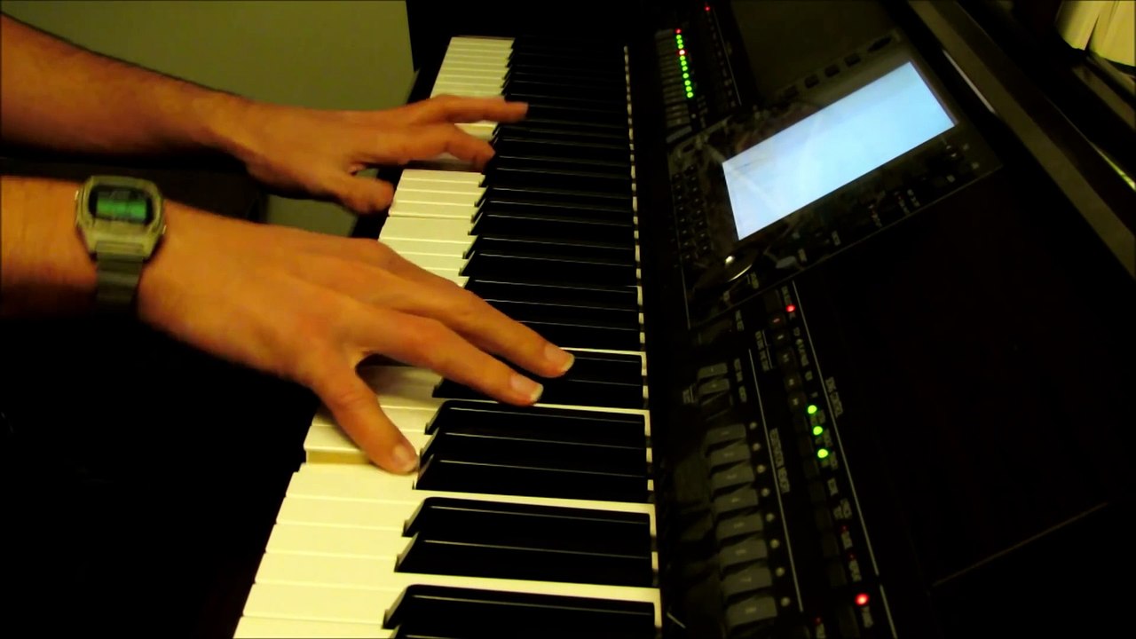 Before the Throne of God Above - piano instrumental cover with lyrics