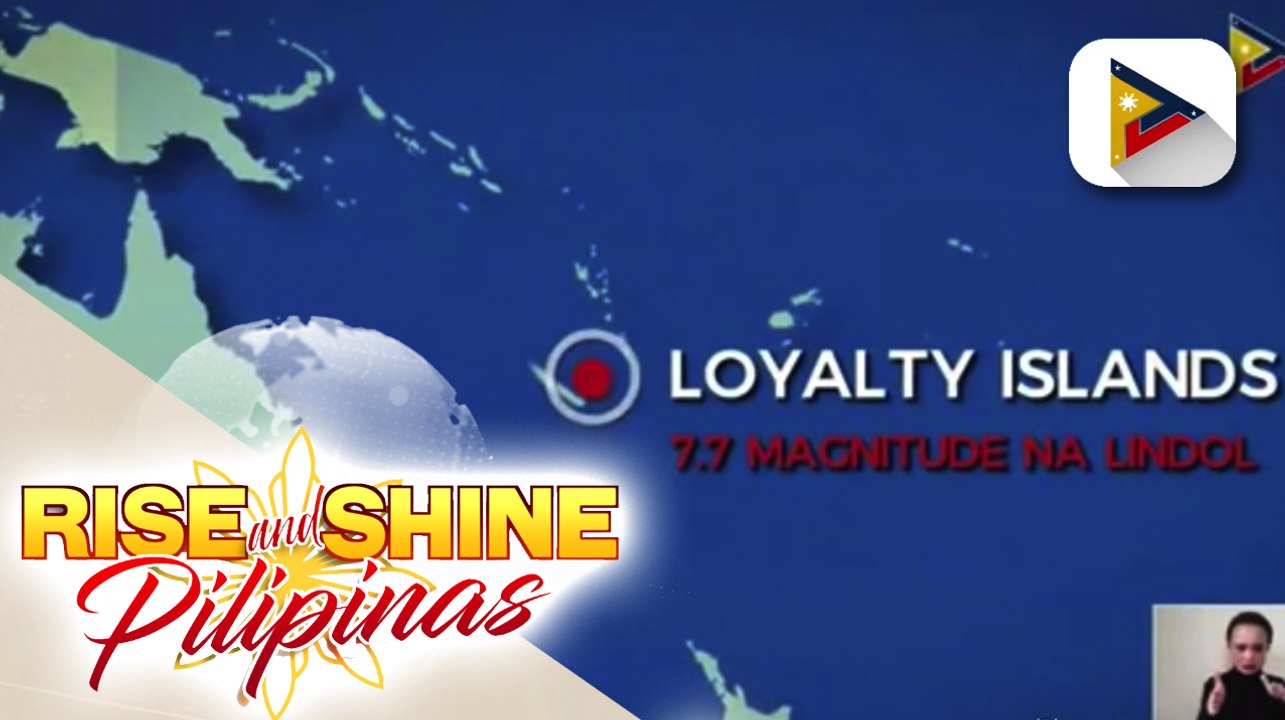 Loyalty Islands sa New Caledonia, niyanig ng malakas na lindol