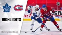Maple Leafs @ Canadiens 2/10/21 | NHL Highlights