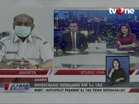 KNKT: Autopilot Sriwijaya Air SJ-182 Tidak Bermasalah