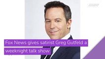 Fox News gives satirist Greg Gutfeld a weeknight talk show, and other top stories in entertainment from February 11, 2021.