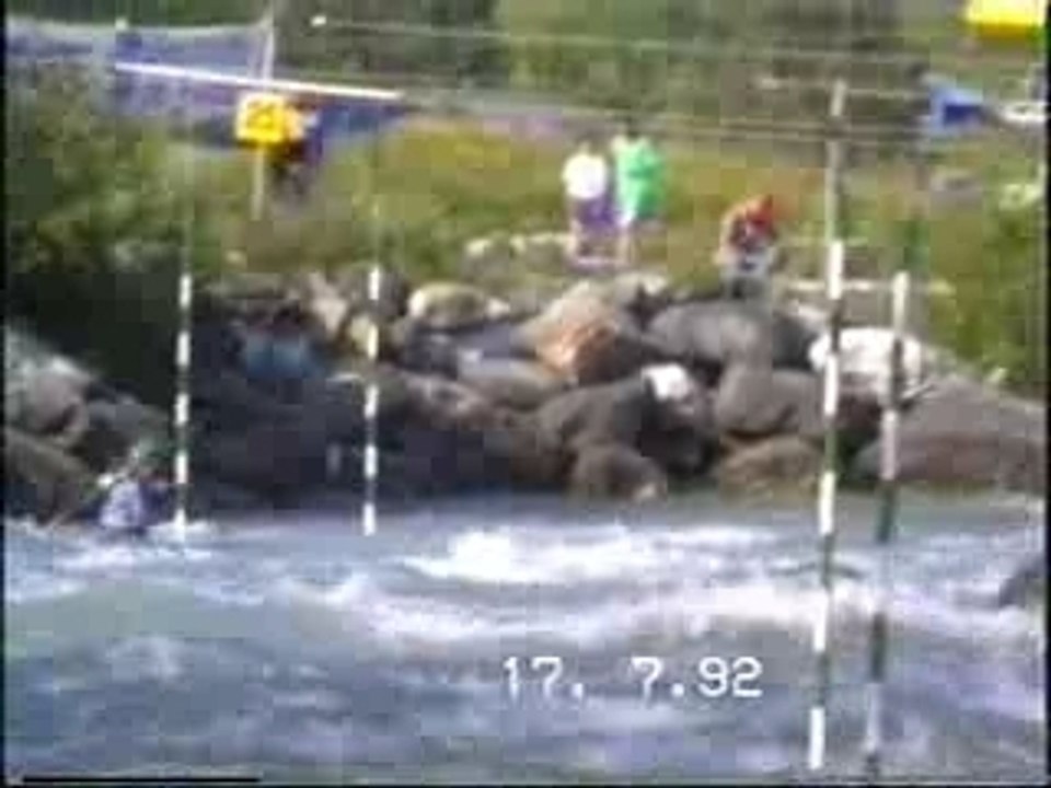 Championnats de france slalom 1992 Cyril