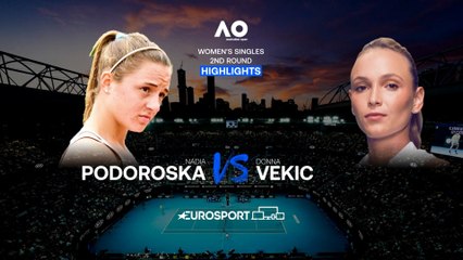 Highlights | Nadia Podoroska - Donna Vekic