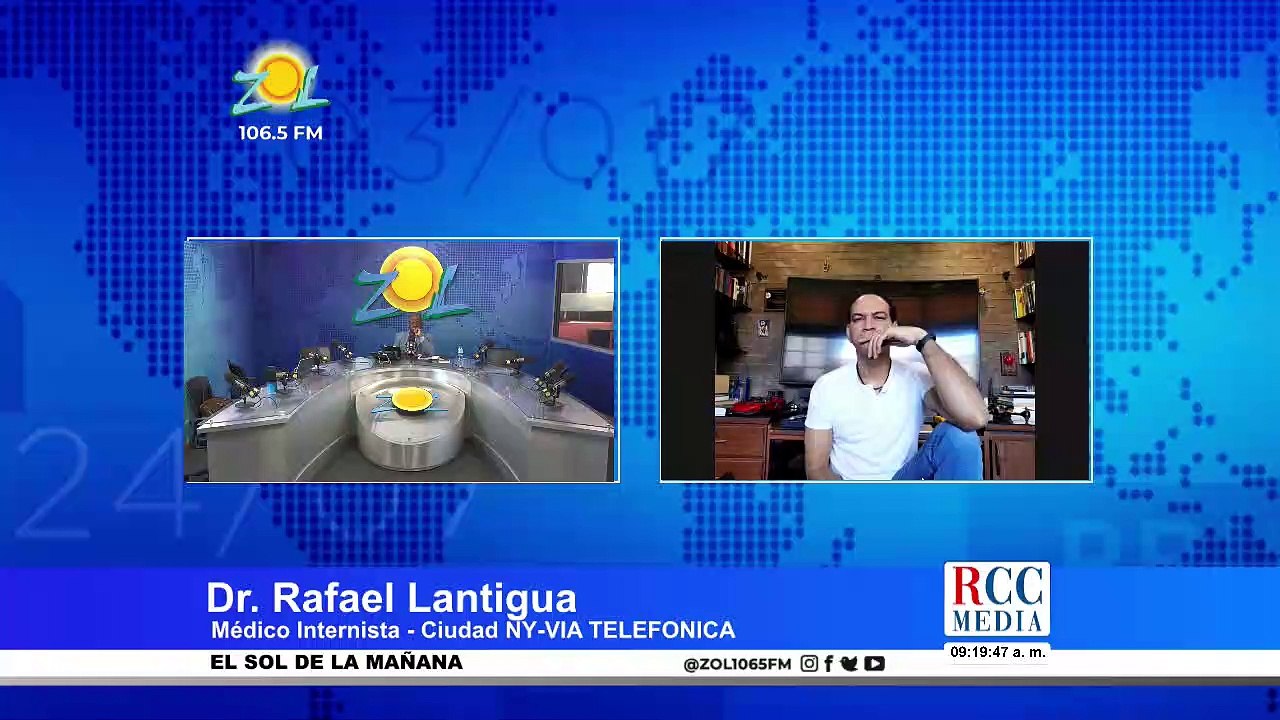 Dr. Rafael Lantigua asegura que en 30 días no han tenido caso de Covid en pacientes vacunados en NY