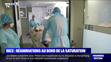 Covid-19: des réanimations au bord de la saturation à Nice