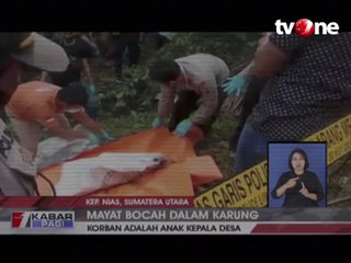 Mayat Bocah Dalam Karung Adalah Anak Kepala Desa