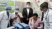 शाजापुर कलेक्टर ने लगवाया कोरोना वैक्सीन टीका, कहा वैक्सीन पूरी तरह से सुरक्षित है