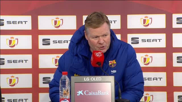 Koeman: Ha sido demasiado premio para ellos