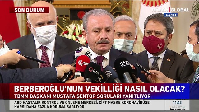 Meclis Başkanı Şentop'tan Enis Berberoğlu açıklaması