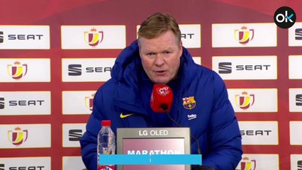 Koeman raja del árbitro: "No pitó un penalti… no sé por qué el VAR no ha entrado"