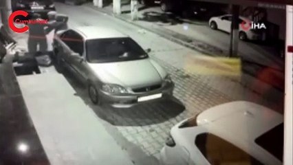 Hırsızlar kapağı çaldı, talihsiz kadın çukura böyle düştü