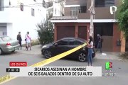 Los Olivos: sicarios asesinan a hombre de seis balazos dentro de su auto