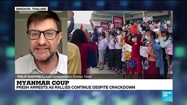 Myanmar military coup: New wave of arrests as protesters march for 6th day