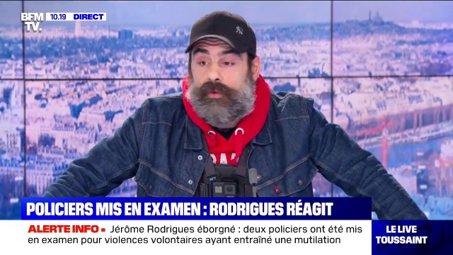 Jérôme Rodrigues: Il y a quatre victimes: moi et mon copain Mickaël, et les deux policiers