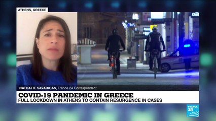 Greece PM orders full lockdown in Athens after surge in Covid-19 cases