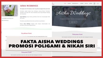 Fakta Aisha Weddings yang Promosikan Poligami, Nikah Siri, hingga Nikah Dini