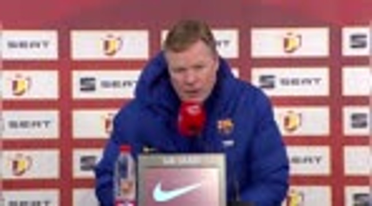 Coupe du Roi - Koeman : "Nous aurions mérité de marquer"