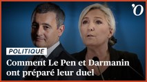 Débat: comment Le Pen et Darmanin ont préparé leur duel