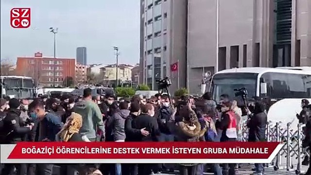 Çağlayan Adliyesi önünde açıklama yapmak isteyen gruba polis müdahalesi: 5 gözaltı