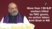 More than 130 BJP workers killed by TMC goons, no action taken: Amit Shah in West Bengal