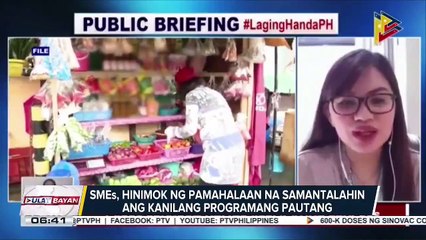 SMEs, hinimok ng pamahalaan na samantalahin ang kanilang programang pautang