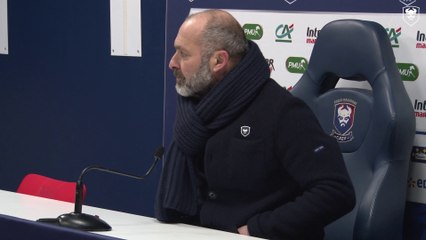 32ème de finale de Coupe de France : Les réactions de P.Dupraz et J.Pi après SMCaen 0-1 Paris SG