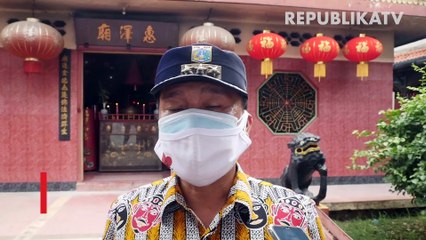 Batasi Pengunjung, Vihara Dharma Bhakti Tetap Gelar Sembahyang Imlek