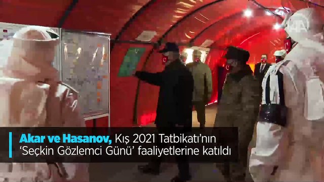 Akar ve Hasanov, Kış 2021 Tatbikatı'nın ‘Seçkin Gözlemci Günü’ faaliyetlerine katıldı