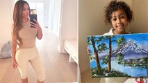 Kim Kardashian Shuts Down Trolls Who Questioned Her Daughter North West’s Painting