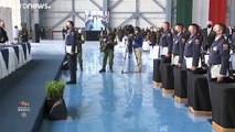 El presidente de México López Obrador se felicita por su futuro aeropuerto en una base militar